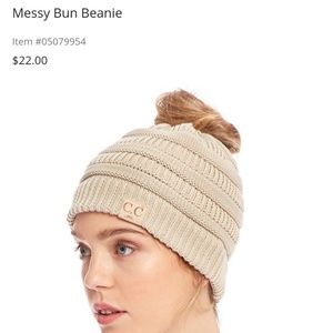 C.C messy bun beanie🍁Fall bundle 3/$20🍁